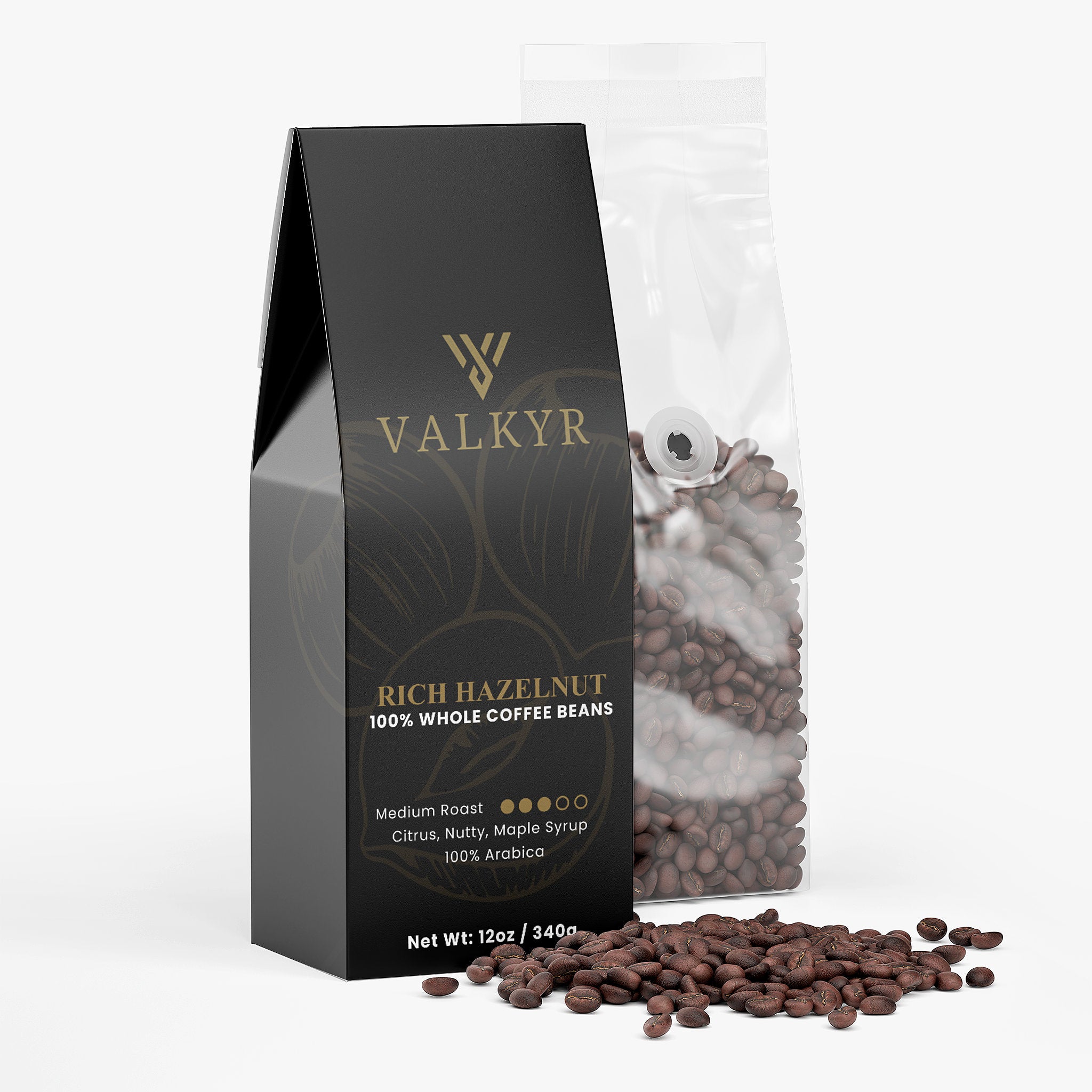 Rich Hazelnut Coffee (Medium Roast)