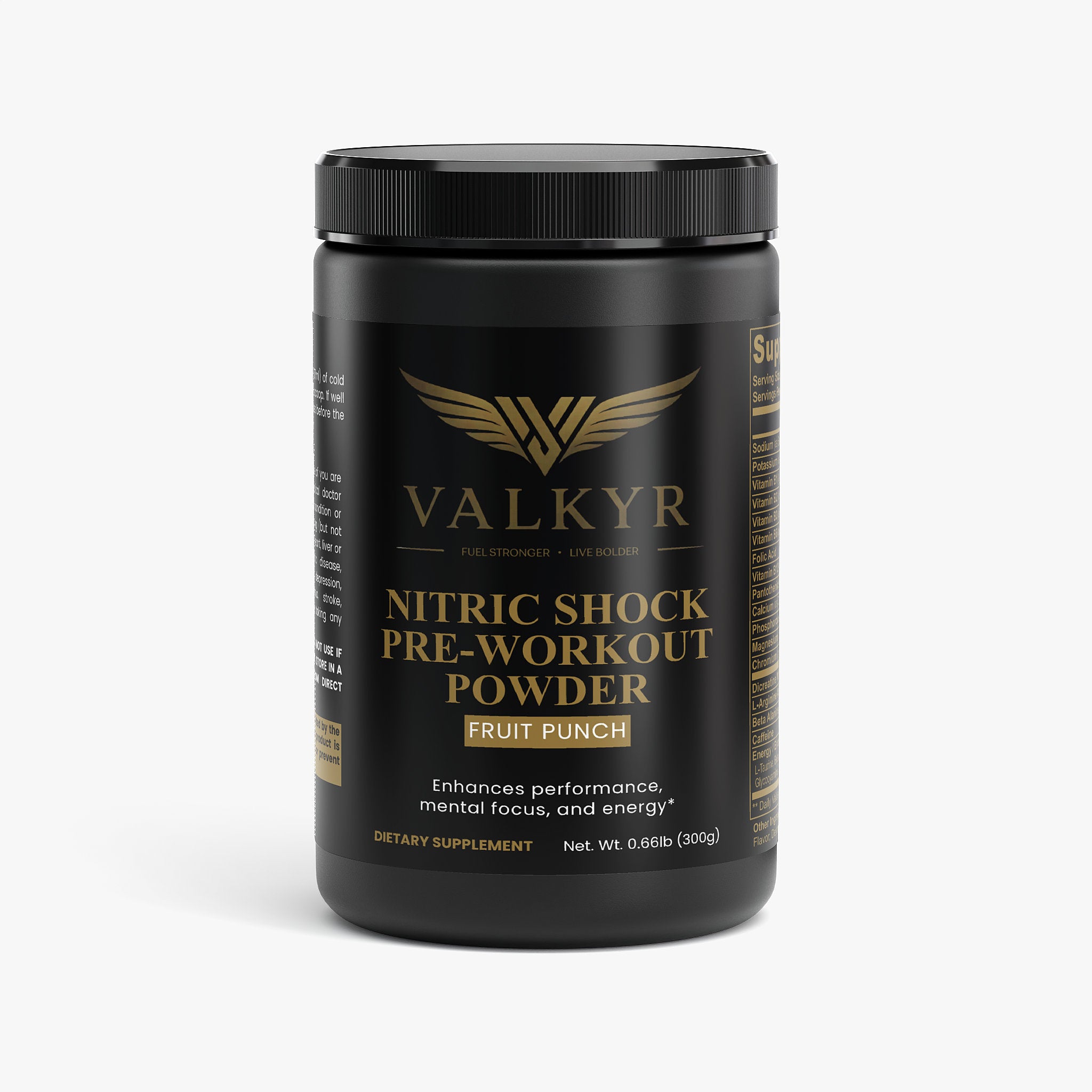 Nitric Shock Pre-Workout Powder (Fruit Punch)